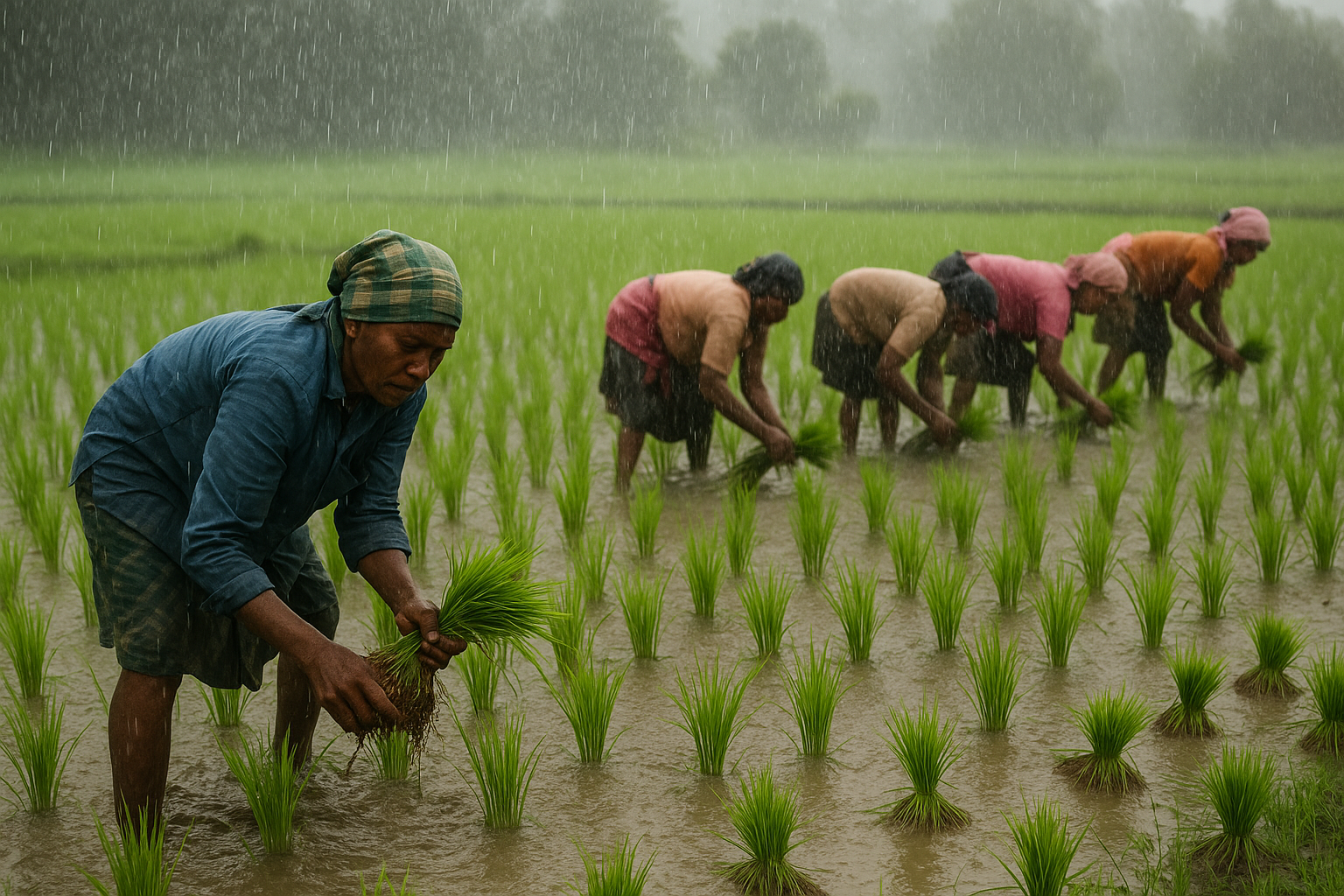 Monsoon Boosts Kharif Crop Sowing Across India: Farmers Hopeful for a Strong Season