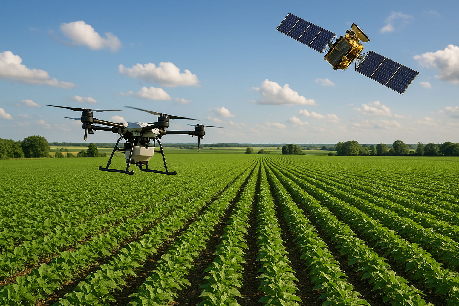 How Drones and Satellites Are Revolutionizing Modern Farming