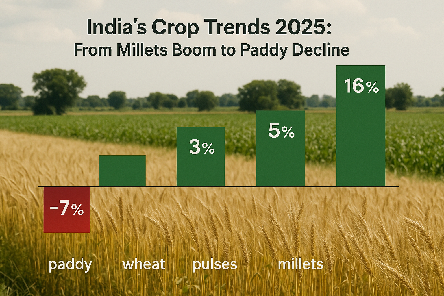 From Millets Boom to Paddy Decline