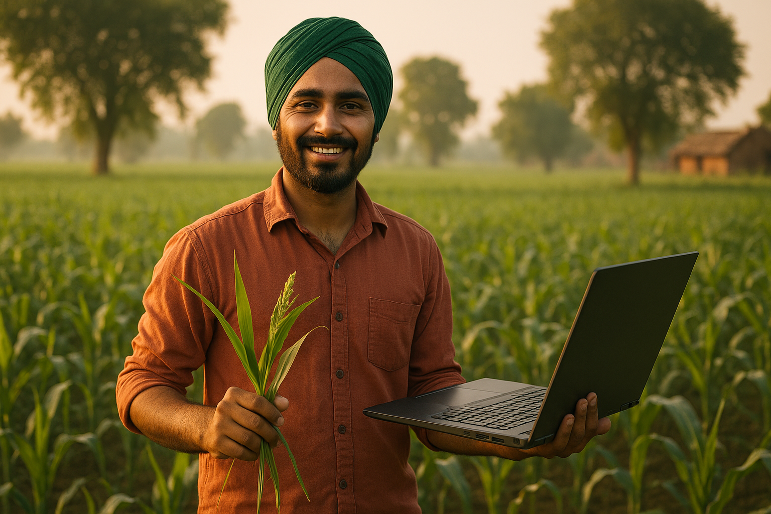 Young Farmer Leads Digital Farming Revolution in Rural Punjab