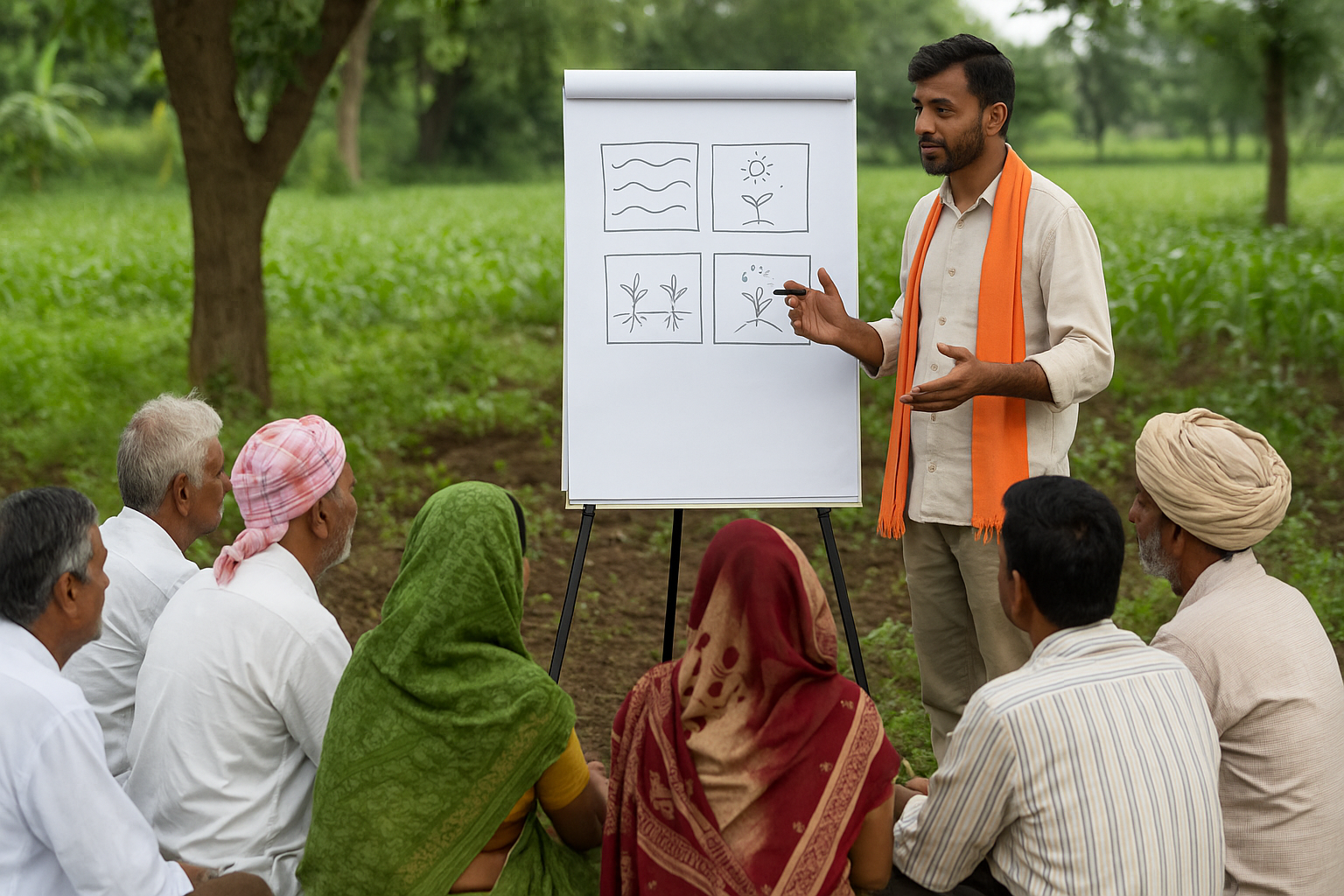 Empowering Farmers Through Climate-Resilient Farming Workshops
